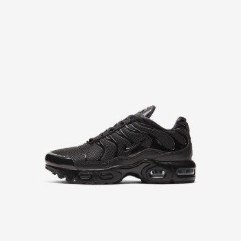 Nike Air Max Plus - Fiatalabb Gyerek Utcai Cipő - Fekete/Fekete/Fekete